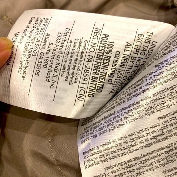 Comfort & Harmony Shopping Cart Cover In Colour Cream/Teal/Brown -NWOT - Picture 6 of 7